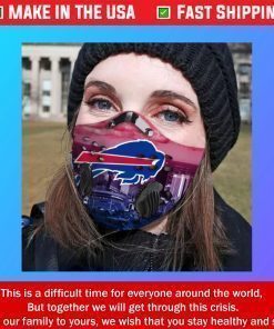 Buffalo Bills Filter Activated Carbon Face Mask