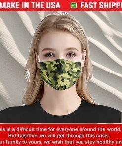 Camouflage Pattern Cotton Face Mask