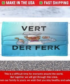 Chef Vert Der Ferk Filter Face Mask