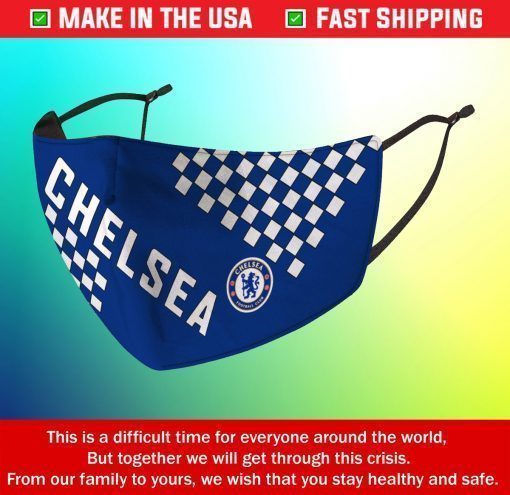 Face Mask Chelsea F.C. Reusable Cotton Masks