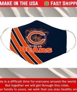 Face Mask Chicago Bears Cotton Masks