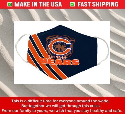 Face Mask Chicago Bears Cotton Masks