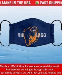 Face Mask Chicago Bears Cotton Masks