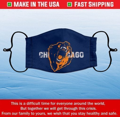 Face Mask Chicago Bears Cotton Masks