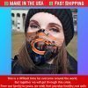 Chicago Bears Filter Activated Carbon Face Mask
