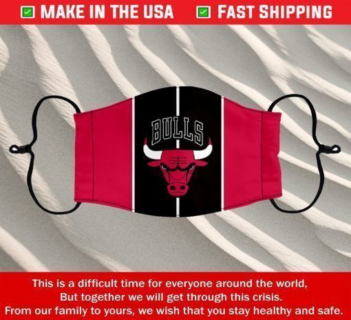 Face Mask Chicago Bulls Reusable Cotton Masks