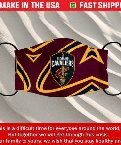 Face Mask Cleveland Cavaliers Reusable Cotton Masks