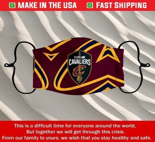 Face Mask Cleveland Cavaliers Reusable Cotton Masks