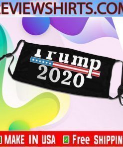 Trump Flag US 2020 Face Mask Breathable - Washable And Reusable