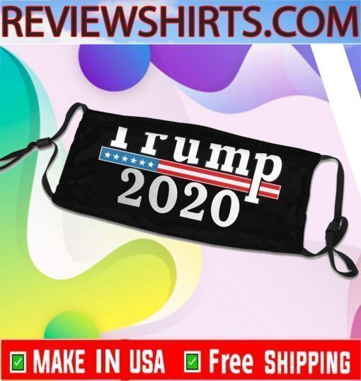 Trump Flag US 2020 Face Mask Breathable - Washable And Reusable