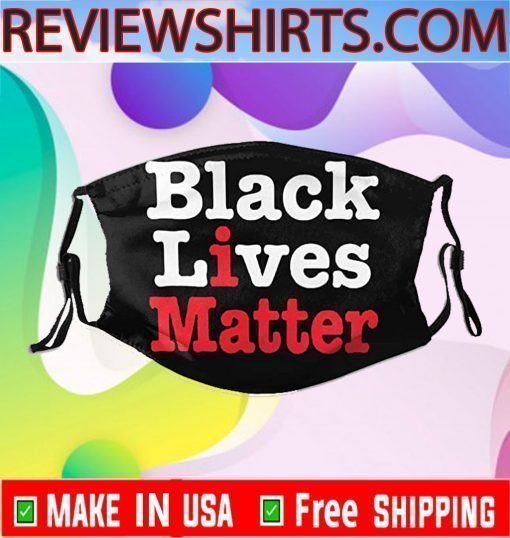 Cloth Face Mask Black Lives Matter US