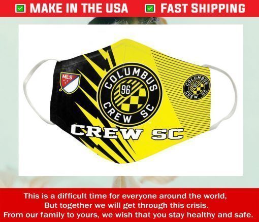 Columbus Crew SC Cotton Face Mask