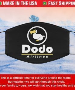 Dodo Airlines Filter Face Mask