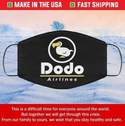 Dodo Airlines Filter Face Mask