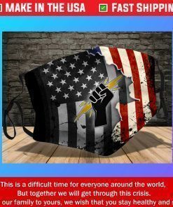 Electrician Job Save The World Cloth Face Mask 3D USA