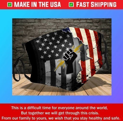 Electrician Job Save The World Cloth Face Mask 3D USA