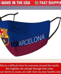 Face Mask F.C. Barcelona Reusable Cotton Masks