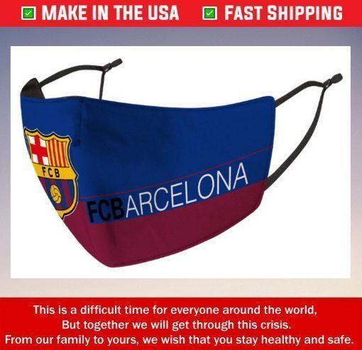 Face Mask F.C. Barcelona Reusable Cotton Masks