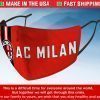 Face Mask AC Milan Reusable Cotton Masks