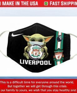 Face Mask Baby Yoda Liverpool FC Football Cotton Masks