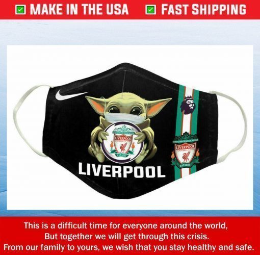 Face Mask Baby Yoda Liverpool FC Football Cotton Masks