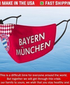 Face Mask Bayern Munchen Reusable Cotton Masks