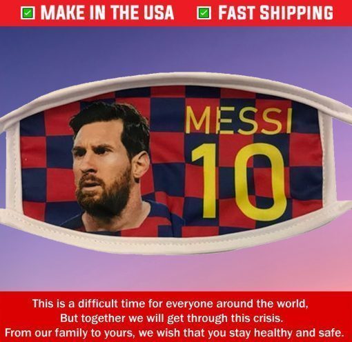 Face Mask Leo Messi 10 Masks