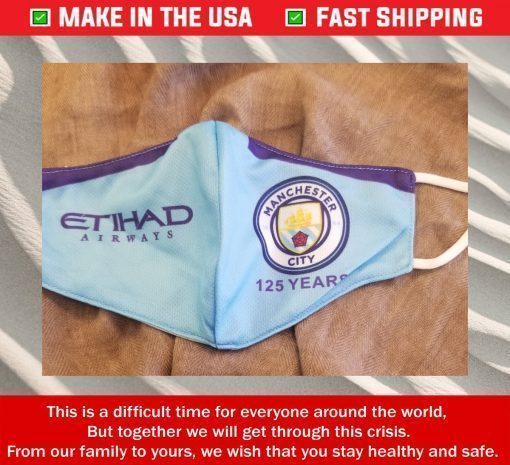 Face Mask Manchester City 125 Years Masks