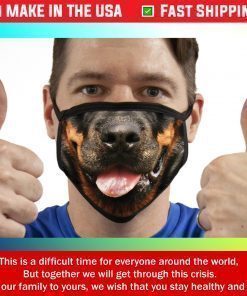 Face Mask Rottweiler Masks