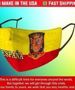 Face Mask Spain National Team Reusable Cotton Masks