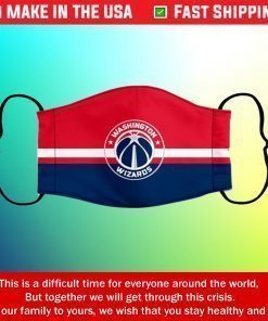 Face Mask Washington Wizards Reusable Cotton Masks