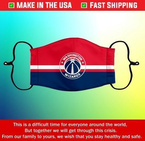 Face Mask Washington Wizards Reusable Cotton Masks