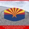 Flag of Arizona State Filter Face Mask