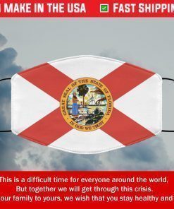 Flag of Florida State Filter Face Mask