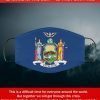Flag of New York State Filter Face Mask