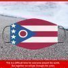 Flag of Ohio State Filter Face Mask