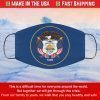 Flag of Utah State Face Mask Filter Face Mask