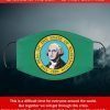Flag of Washington State Filter Face Mask