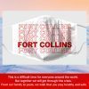 Fort Collins Foco Fabric Filter Face Mask