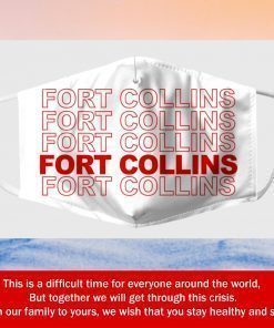 Fort Collins Foco Fabric Filter Face Mask
