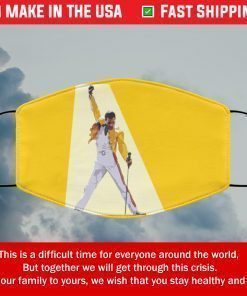 Freddie Mercury Filter Face Mask