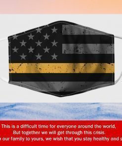 Goldline Flag Fabric Face Mask Filter Face Mask