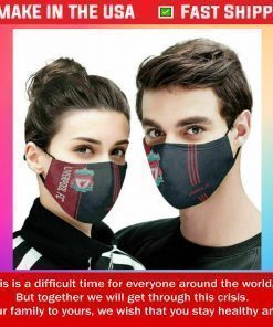 HOT Liverpool FC 3D Full Print Face Mask Cover Washable Breathable