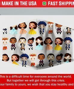 Hamilton Broadway Musical Inspired Filter Face Mask