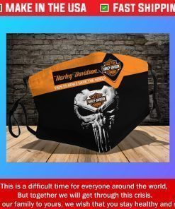 Harley Davidson Skull 3D Cotton Face Mask