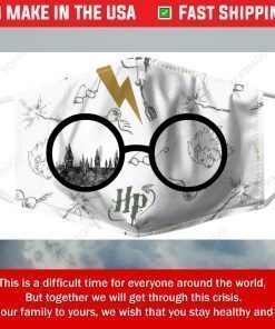 Harry Potter Glass Thunder Filter Face Mask