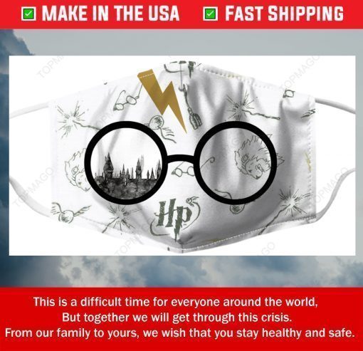 Harry Potter Glass Thunder Filter Face Mask