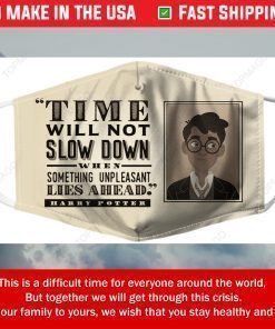 Harry Potter Time Will Not Slow Down Filter Face Mask