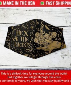 Hex The Racists Mask Reusable Filter Face Mask