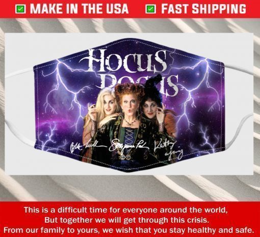 Hocus Pocus Signature Filter Face Mask